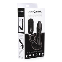 Silicone Prostate Vibrator and Strap with Remote Control - THE FETISH ACADEMY 