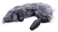 Remote Control Vibrating Fox Tail Anal Plug - THE FETISH ACADEMY 