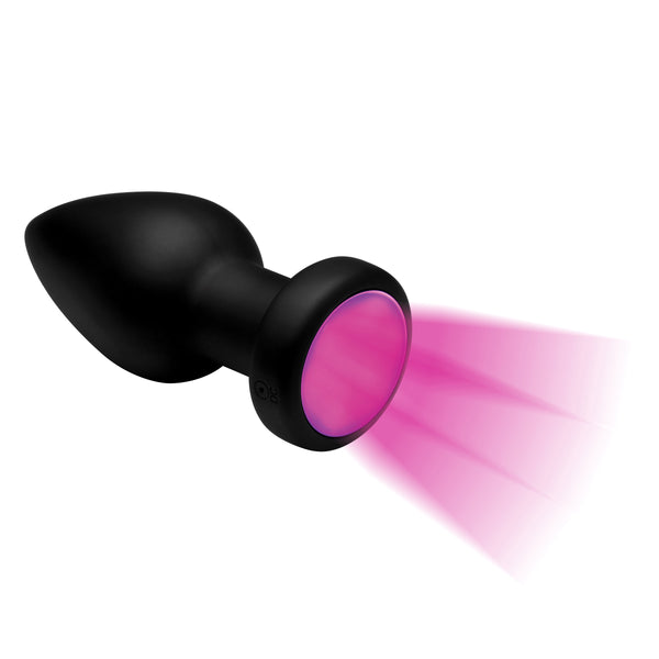 7X Light Up Rechargeable Anal Plug - THE FETISH ACADEMY 