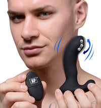 10X P-Massage Silicone Prostate Stimulator with Stroking Bead - THE FETISH ACADEMY 