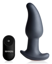 Gyro-M 10X Curved Rimming Plug with Remote Control - THE FETISH ACADEMY 
