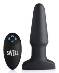Worlds First Remote Control Inflatable 10X Vibrating Silicone Anal Plug - THE FETISH ACADEMY 
