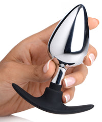 Dark Invader Metal and Silicone Anal Plug - THE FETISH ACADEMY 