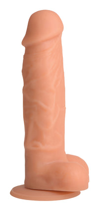 Power Pecker 7 Inch Silicone Dildo with Balls - THE FETISH ACADEMY 