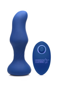 7X Slim Curved Thumping Silicone Anal Plug - THE FETISH ACADEMY 
