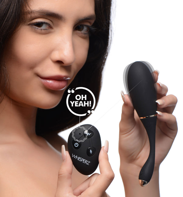 Voice Activated 10X Vibrating Egg with Remote Control - THE FETISH ACADEMY 