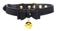 Golden Kitty Cat Bell Collar - THE FETISH ACADEMY 