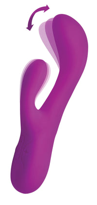 Come Hither Pro Silicone Rabbit Vibrator with Orgasmic Motion - THE FETISH ACADEMY 