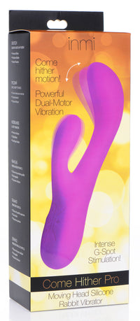 Come Hither Pro Silicone Rabbit Vibrator with Orgasmic Motion - THE FETISH ACADEMY 