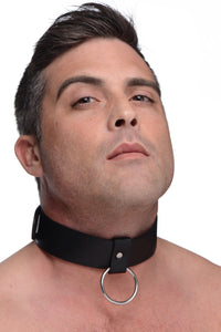 Wide Collar with O-ring - THE FETISH ACADEMY 
