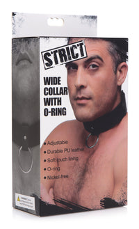 Wide Collar with O-ring - THE FETISH ACADEMY 