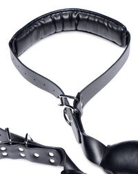 Padded Thigh Sling with Wrist Cuffs - THE FETISH ACADEMY 