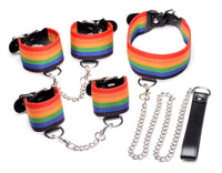 Kinky Pride Rainbow Bondage Set - TFA
