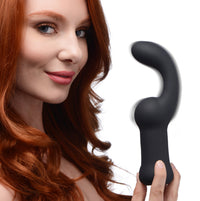 Pleaser Hook 10X Silicone Anal Vibrator - THE FETISH ACADEMY 