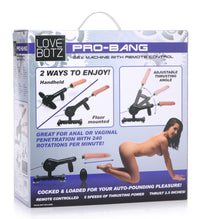 Pro-Bang Sex Machine with Remote Control - THE FETISH ACADEMY 