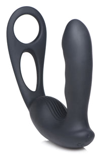 7X P-Strap Milking and Vibrating Prostate Stimulator with Cock and Ball Harness - TFA