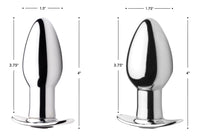 Chrome Blast 7X Rechargeable Butt Plug with Remote Control - TFA