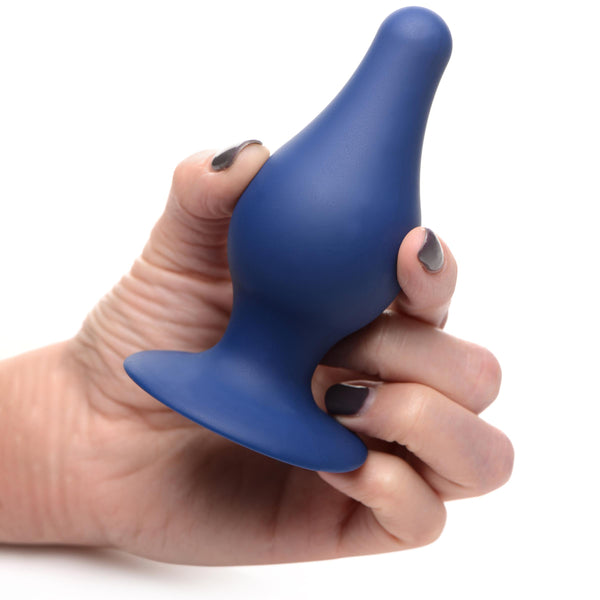 Squeezable Tapered Small Anal Plug
