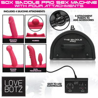 50X Saddle Pro Sex Machine with 4 Attachments