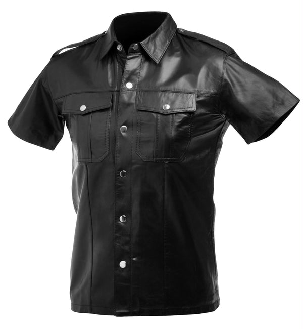 Lambskin Leather Police Shirt - TFA
