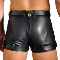 Strict Leather Chastity Shorts - TFA