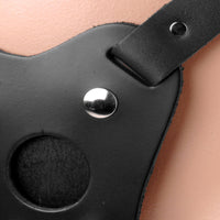 Professional Leather Strap-On Dildo Harness - TFA