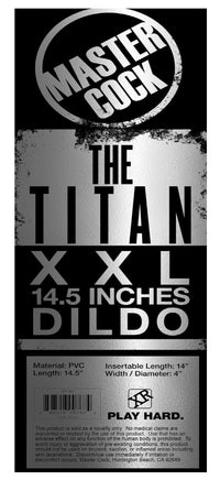 The Titan XXL 14.5 Inch Dildo - TFA