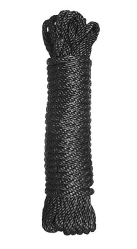 Premium Black Nylon Bondage Rope - TFA