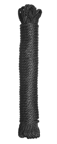 Premium Black Nylon Bondage Rope - TFA