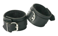 Strict Leather Fur Lined Ankle Cuffs - TFA