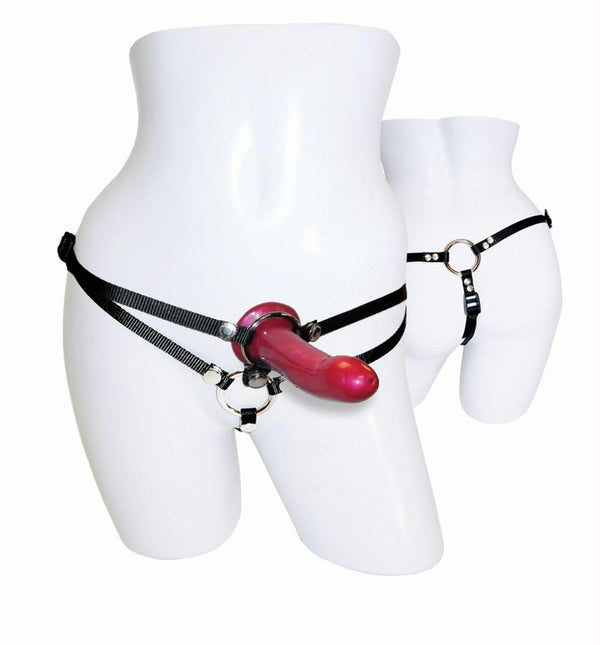 Menage a Trois For Two Harness with Dildo - TFA