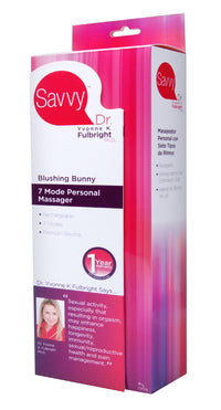 Savvy by Dr Yvonne Fulbright Blushing Bunny 7 Mode Personal Massager - TFA
