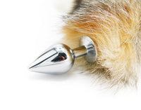 24” One Of A Kind Crystal Fox Tail Butt Plug - Extra Long! - TFA