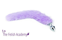 15" Lavender FAUX Fox Tail Butt Plug - TFA